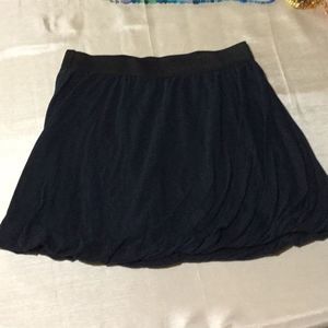 silence & noise rolled hem Skirt black